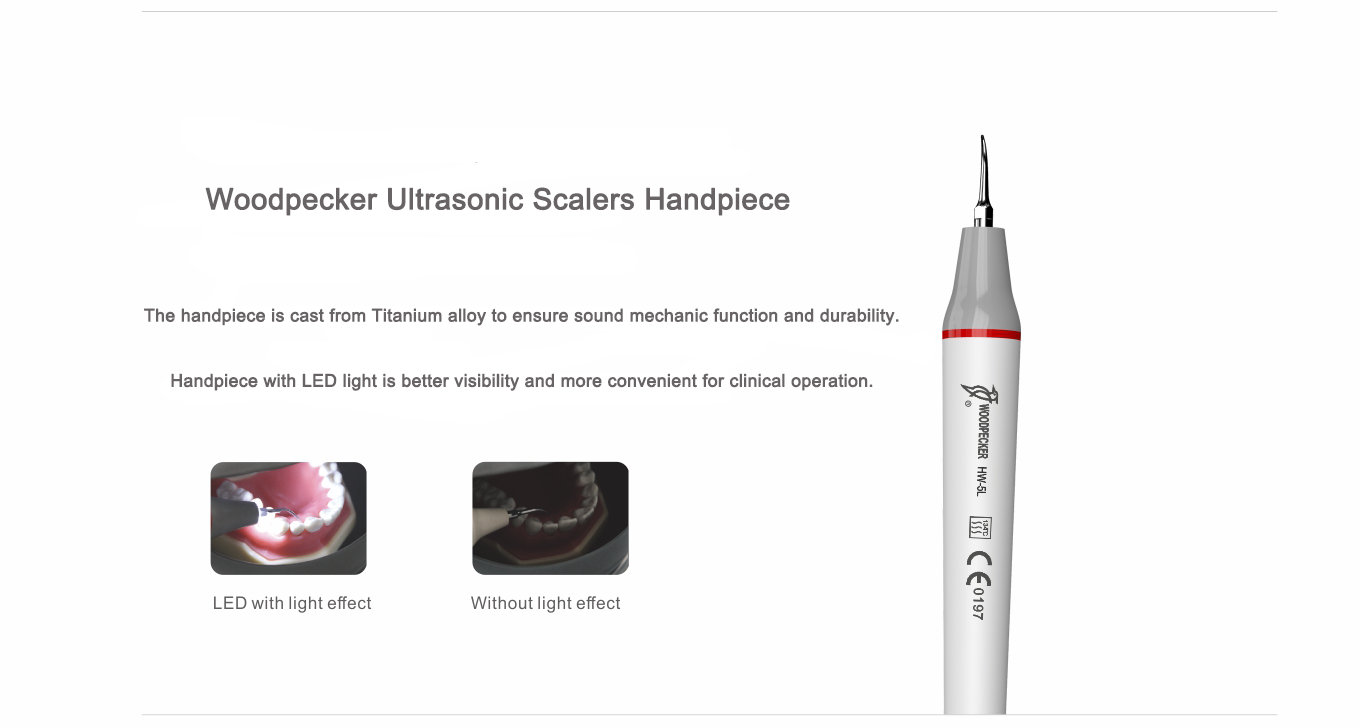 Woodpecker Ultrasonic Scalers Handpiece - JMU Dental Inc