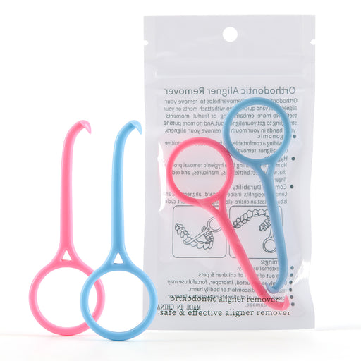 JMU Orthodontic Aligner Remove Tool Blue and Pink - JMU DENTAL INC