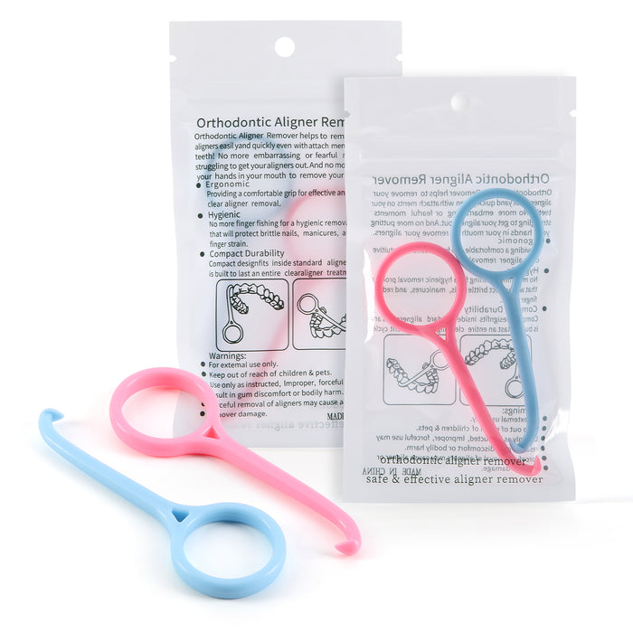 JMU Orthodontic Aligner Remove Tool Blue and Pink - JMU DENTAL INC