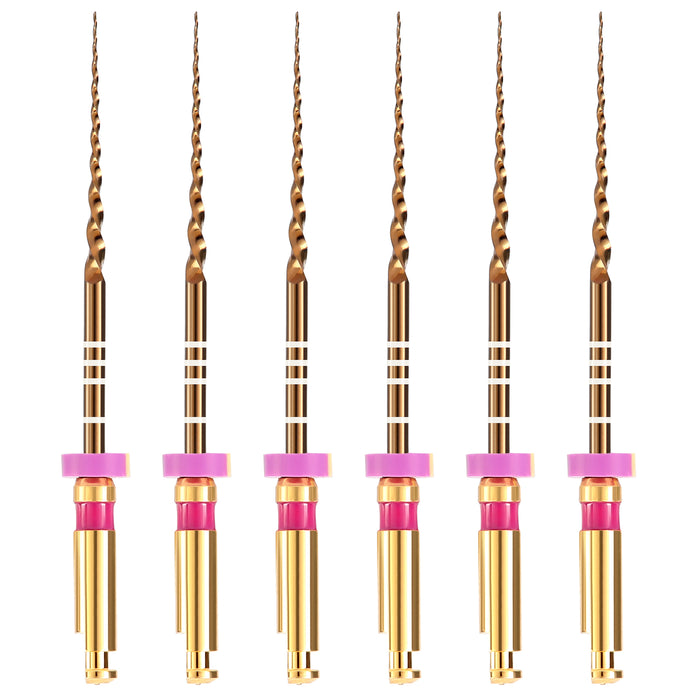 JMU NITI ROTARY FILES, PT-G SUPER FILES #D-SUPER FILES (GOLD) - JMU Dental