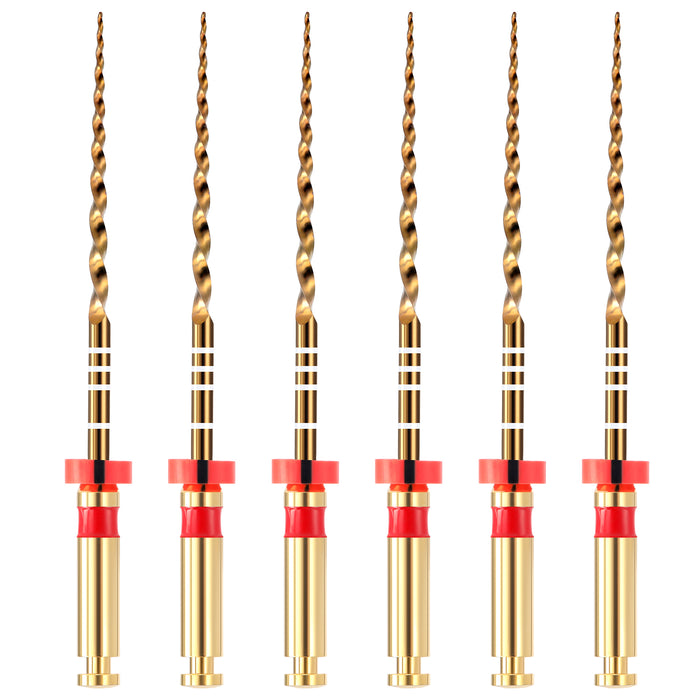 JMU NITI ROTARY FILES, PT-G SUPER FILES #D-SUPER FILES (GOLD) - JMU Dental