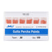 JMU Gutta Percha Points Taper Size 0.02 #15 Color-coded 120pcs/Pack- jmudental.com