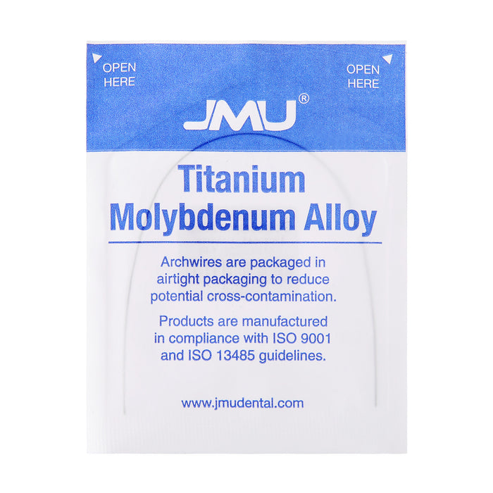 JMU Titanium Molybdenum Alloy Archwire, Expanded, 1/Pk