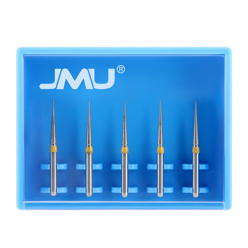 JMU Diamond Burs FG Extra Fine Needle 5/Pk - JMU DENTAL INC