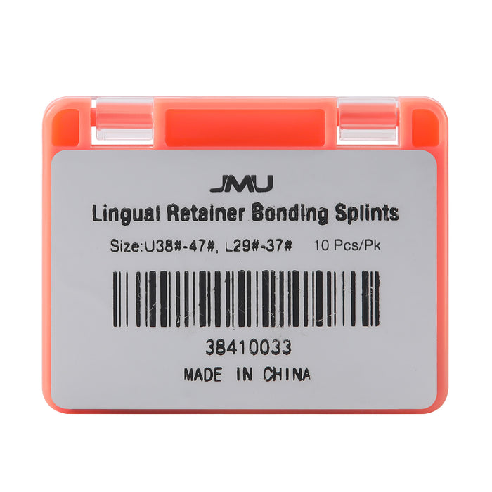 JMU Lingual Retainer Bonding Splints (U38#-47#,L29#-37#) 10pcs/Pk