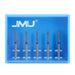 JMU Diamond Burs FG Medium Grit Beveled Cylinder 5/Pk - JMU DENTAL INC
