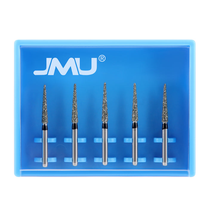 JMU Diamond Burs FG Super Coarse Needle 5/Pk - JMU DENTAL INC