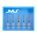 JMU Diamond Burs FG Super Coarse Round End Taper 5/Pk - JMU DENTAL INC