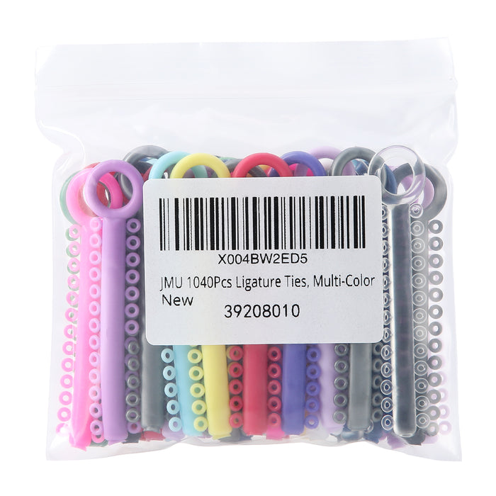 JMU Orthodontic Ligature Ties Multi-Color 1040pcs/pk