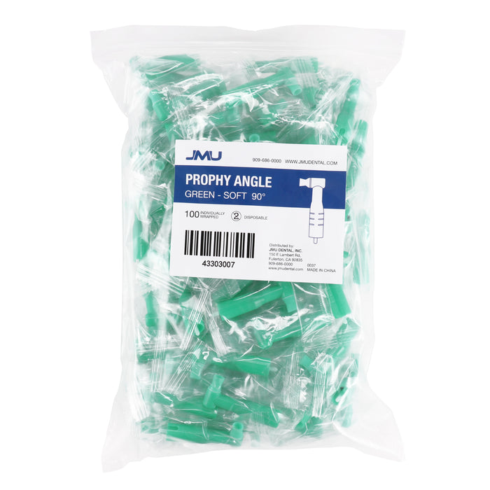JMU Prophy Angle Soft Cup and Firm Cup, 100pcs/pack, individual bags