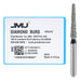 JMU Diamond Burs FG Super Coarse Round End Taper 5/Pk - JMU DENTAL INC