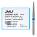 JMU Diamond Burs FG Medium Grit Round End Taper 5/Pk - JMU DENTAL INC