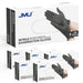 JMU Nitrile Exam Gloves Black Powder Free 4 Mil XS/S/M/L/XL 200Pcs/Box - JMU DENTAL INC