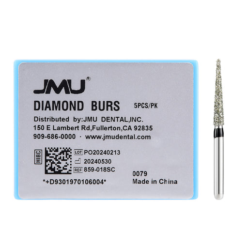 JMU Diamond Burs FG Super Coarse Needle 5/Pk - JMU DENTAL INC