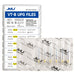 JMU NITI ROTARY FILES, VT-B UPG FILES, Sterilized Packing, 6pcs/Pk, #PRO-FLEXI FILES (BLUE) - JMU Dental