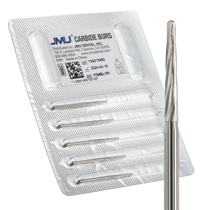 JMU Extraction Carbide Burs 28mm FG #SL151 5/Pk