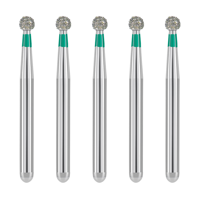 JMU Diamond Burs FG Coarse Grit Round 5/Pk - JMU DENTAL INC
