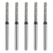 JMU Diamond Burs FG Super Coarse Round End Cylinder 5/Pk - JMU DENTAL INC