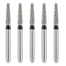 JMU Diamond Burs FG Super Coarse Round End Taper 5/Pk - JMU DENTAL INC