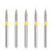 JMU Diamond Burs FG Extra Fine Flame 5/Pk - JMU DENTAL INC
