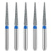 JMU Diamond Burs FG Medium Grit Round End Taper 5/Pk - JMU DENTAL INC