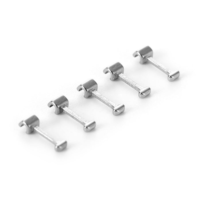 JMU Crimpable Hooks Square 4.0mm 10pcs/pk