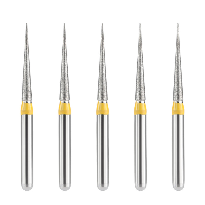 JMU Diamond Burs FG Extra Fine Needle 5/Pk - JMU DENTAL INC