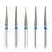 JMU Diamond Burs FG Medium Grit Needle 5/Pk - JMU DENTAL INC