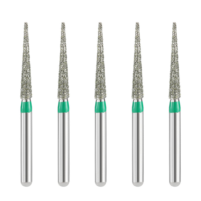 JMU Diamond Burs FG Coarse Grit Needle 5/Pk - JMU DENTAL INC