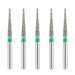 JMU Diamond Burs FG Coarse Grit Needle 5/Pk - JMU DENTAL INC