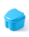 JMU Denture Bath Case Retainer Box with Strainer Apple Shaped - JMU DENTAL INC