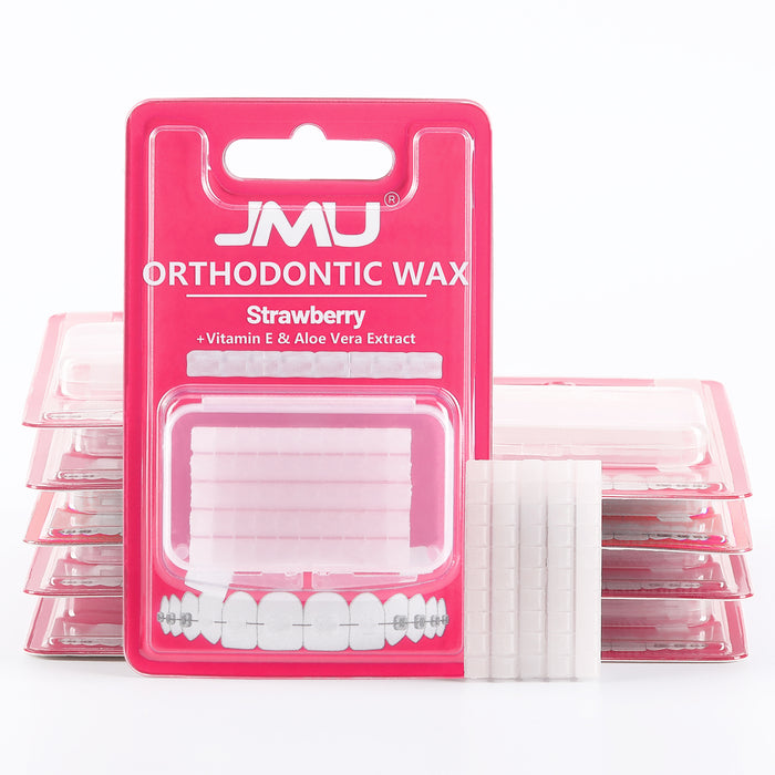 JMU Dental Orthodontic Wax Mint Flavored 10 Packs