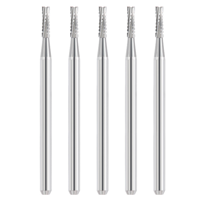 JMU Surgical Carbide Burs Straight Fissure Crosscut FG SURG 5/Pk