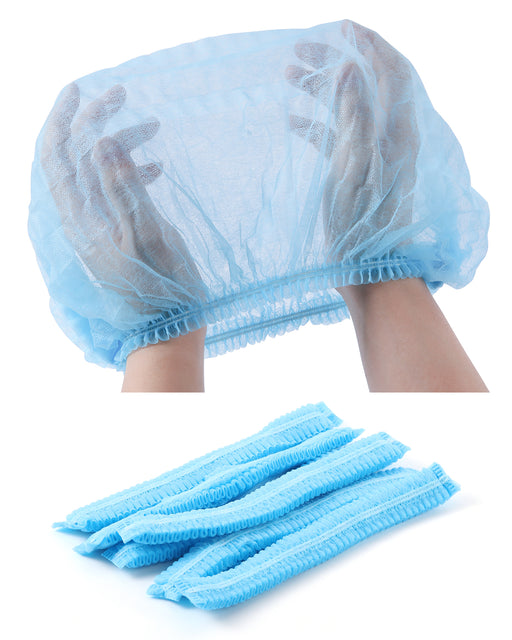 JMU Clip Bouffant Caps Blue 24" Double Elastic Dust 100Pcs/Bag - JMU DENTAL INC