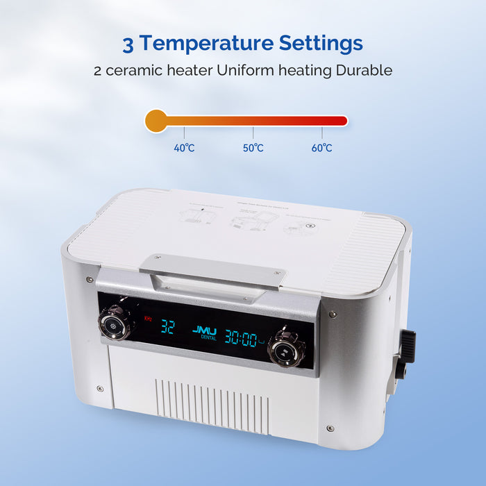 JMU Professional Ultrasonic Cleaner 6L Temperature Timer Settings - JMU DENTAL INC