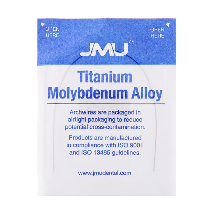 JMU Titanium Molybdenum Alloy Archwire, Nature, 1/Pk