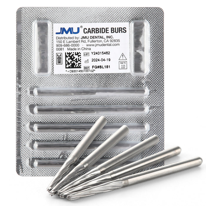 JMU Extraction Carbide Burs 28mm FG #SL151 5/Pk