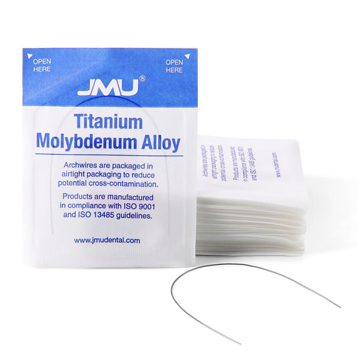 JMU Titanium Molybdenum Alloy Archwire Expanded Rectangular Universal 1/Pk - JMU DENTAL INC