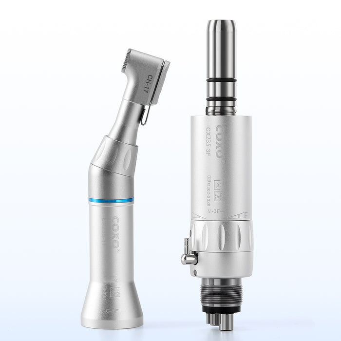COXO CX235-1F Low-speed Handpiece, 1:1 External, Contra Angle, Max.40,000rpm, Wrench Switch, for CA burs ¯2.35mm.  #C-1F