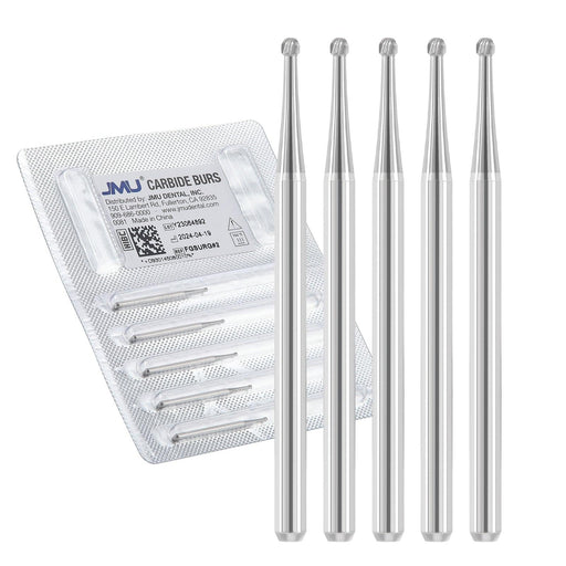 JMU Surgical Carbide Burs, Round, FG SURG, 5/pk - JMU Dental