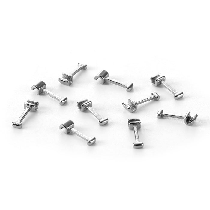 JMU Crimpable Hooks Square 4.0mm 10pcs/pk