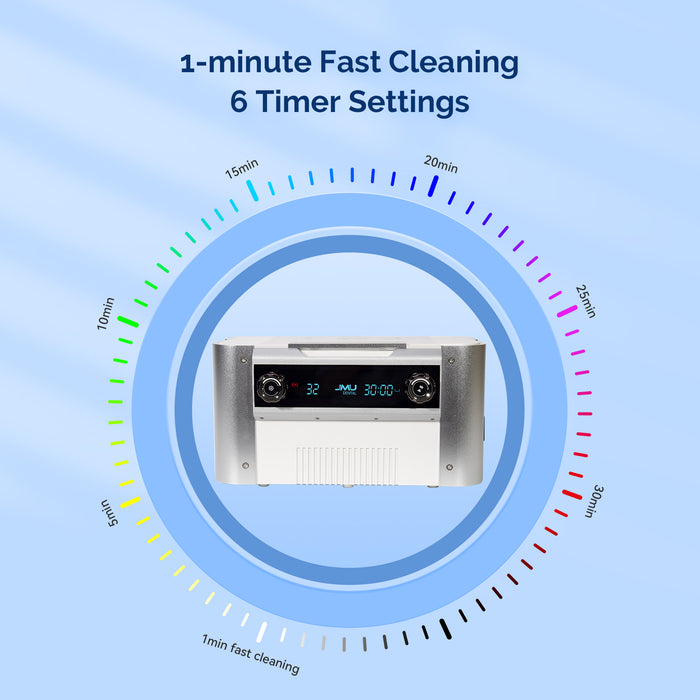 JMU Professional Ultrasonic Cleaner 6L Temperature Timer Settings - JMU DENTAL INC