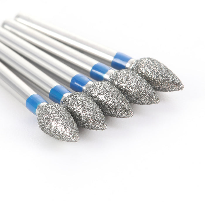 JMU Diamond Burs FG Medium Grit Football 5/Pk - JMU DENTAL INC