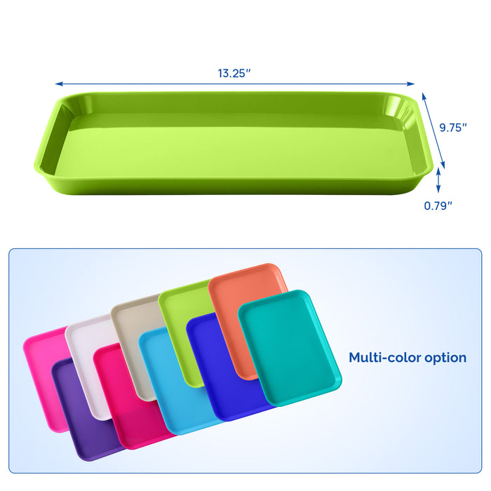 JMU Dental Plastic Tray Autoclavable Size B 13.25"x9.75"