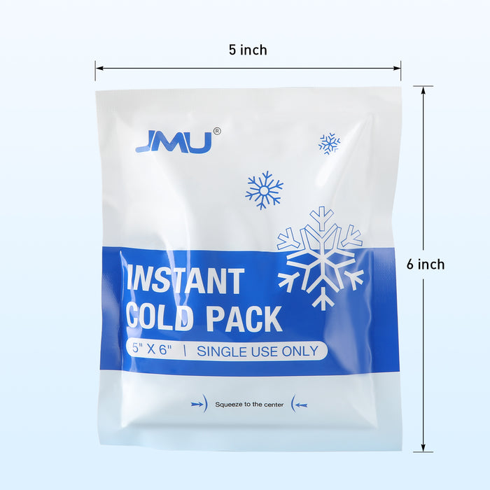 JMU Disposable Instant Cold Pack 5" x 6" 8Pcs/Box - JMU DENTAL INC