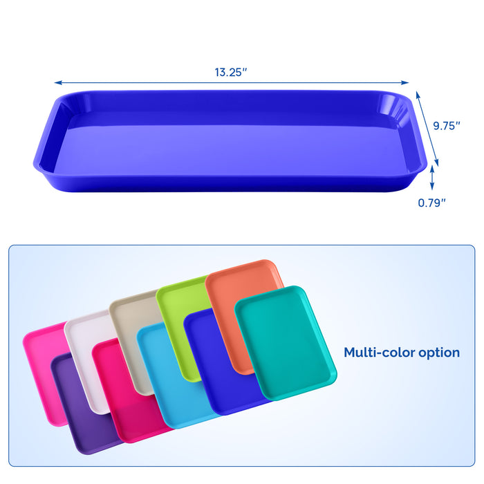 JMU Dental Plastic Tray Autoclavable Size B 13.25"x9.75"