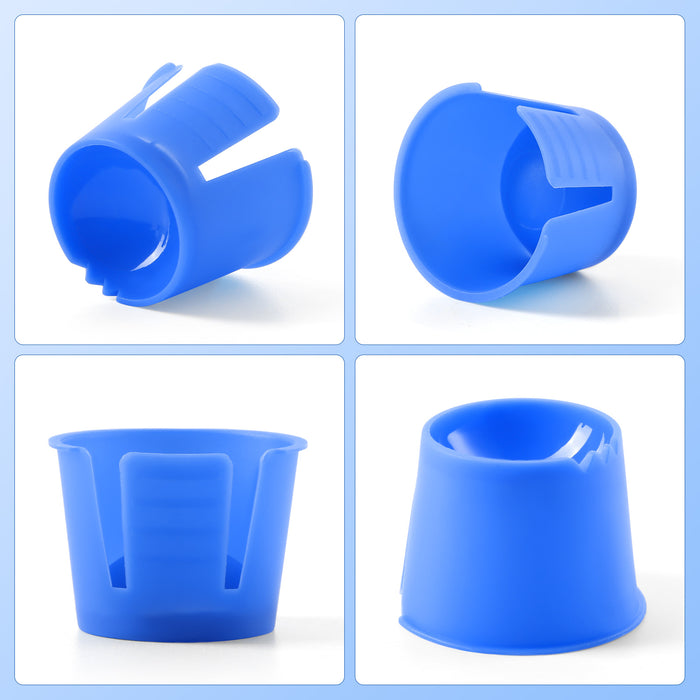JMU Disposable Plastic Dappen Dish Mixing Bowls Cup Assorted Colors 100pcs/Box - JMU DENTAL INC