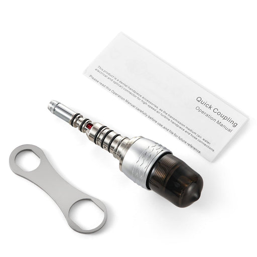 COXO CX207-G Fiber-optic Quick Coupler, for High-speed Air Turbine Handpiece, 6-hole (fit into KaVo or COXO H16-KSPQ handpiece) #229-GK - JMU Dental