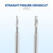 JMU Carbide Burs,Straight Fissure Crosscut, 5/pk - JMU Dental