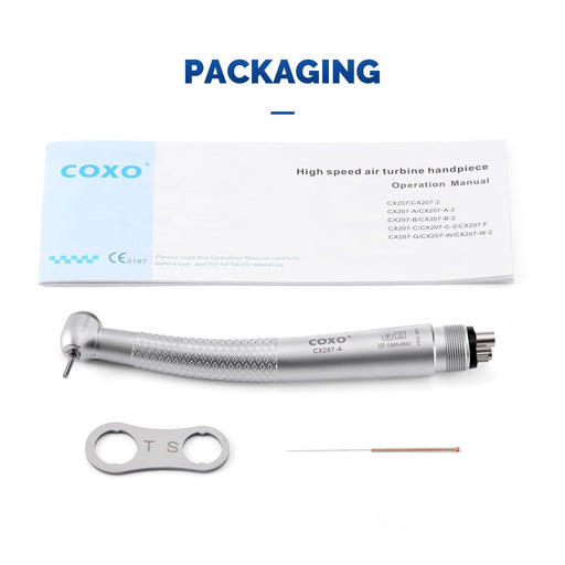 COXO CX207-A Anti-retraction High-speed Air Turbine Handpiece - JMU DENTAL INC